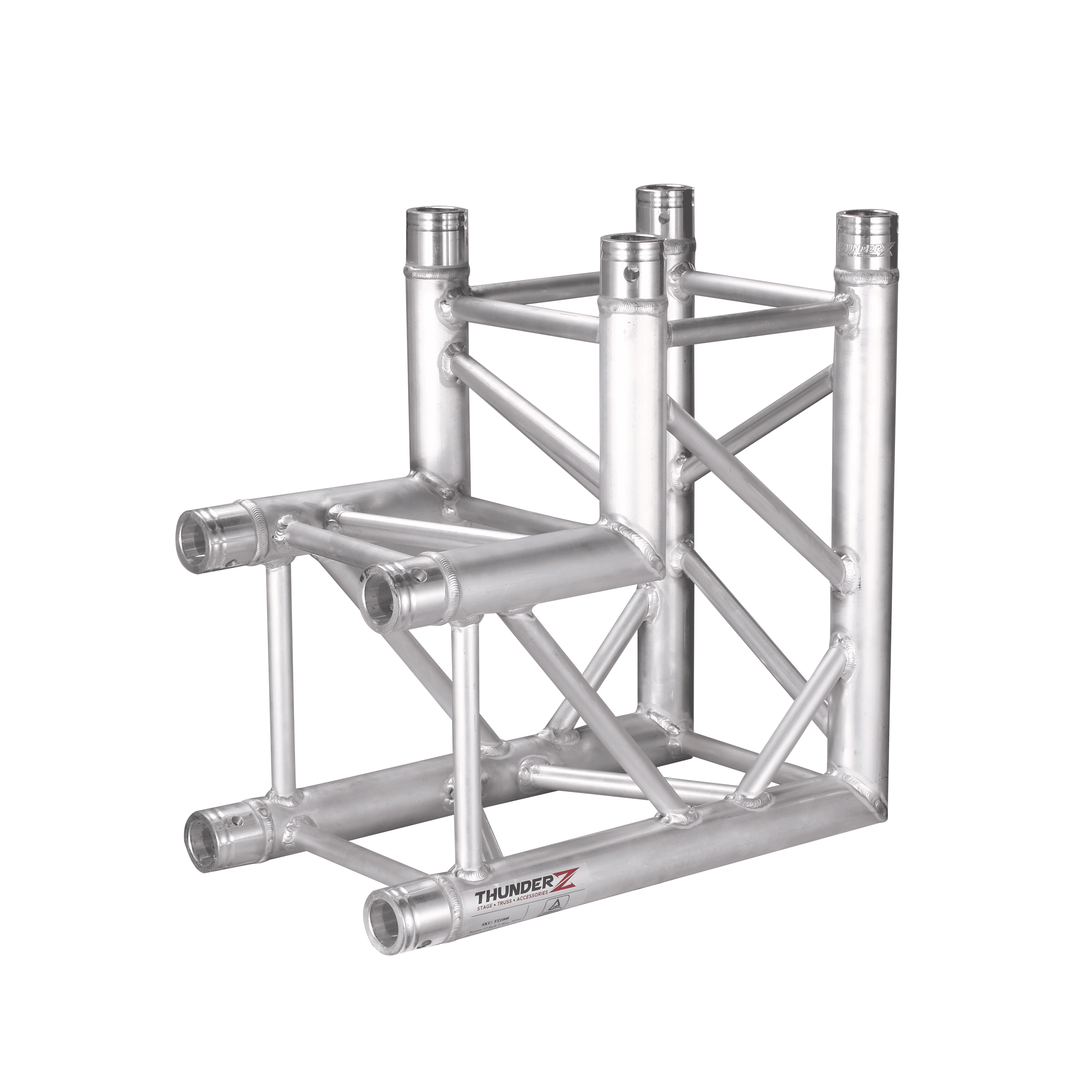 Square 12 Inch 2-Way TZ34 90 Degree Universal Corner (L Shape