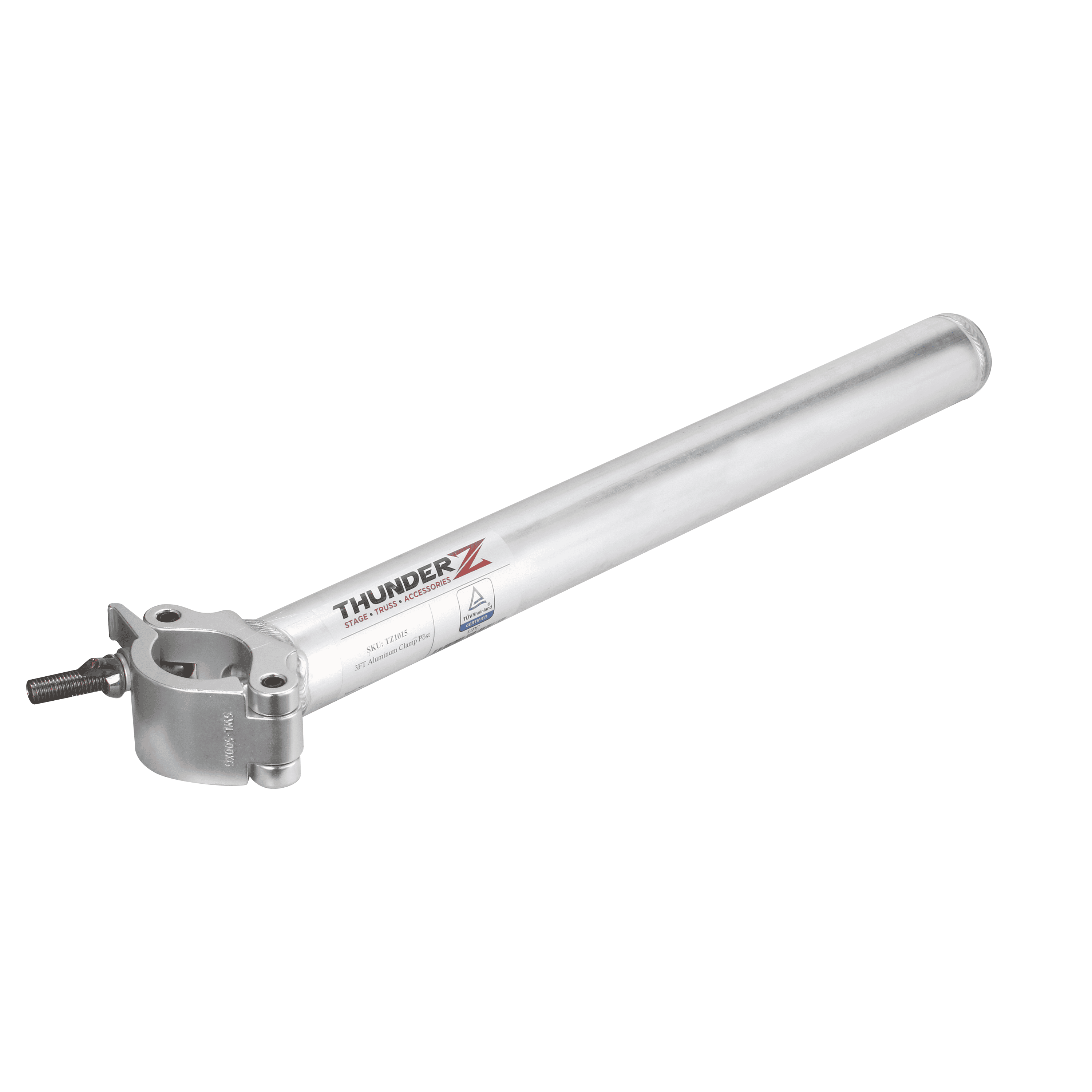 3FT Aluminum Clamp Post